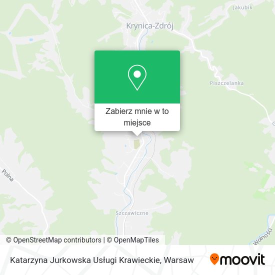 Mapa Katarzyna Jurkowska Usługi Krawieckie