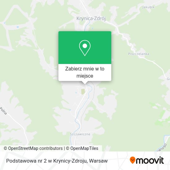 Mapa Podstawowa nr 2 w Krynicy-Zdroju