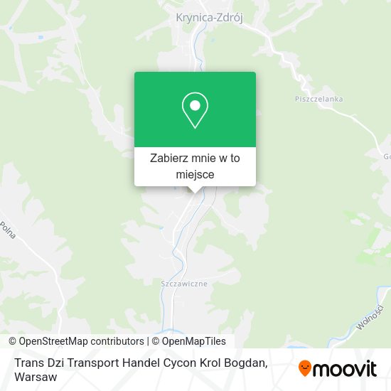 Mapa Trans Dzi Transport Handel Cycon Krol Bogdan