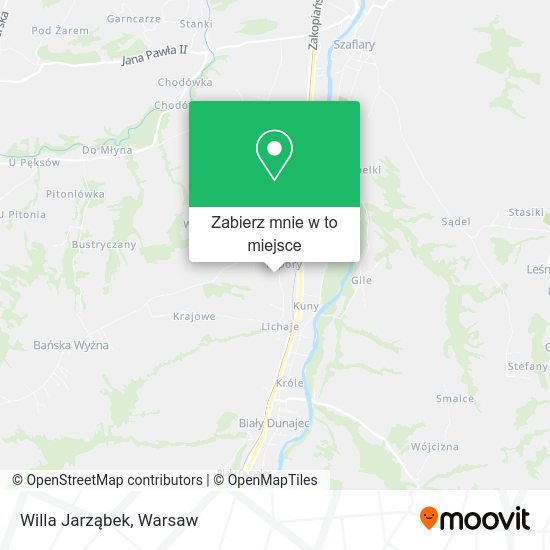 Mapa Willa Jarząbek