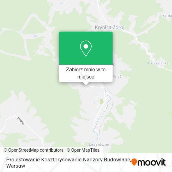 Mapa Projektowanie Kosztorysowanie Nadzory Budowlane