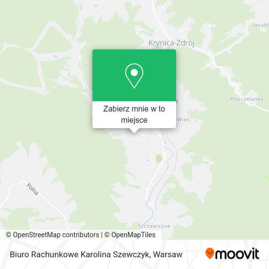 Mapa Biuro Rachunkowe Karolina Szewczyk