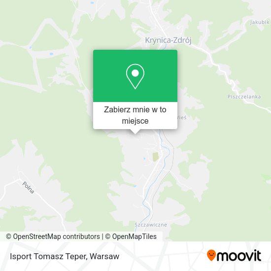 Mapa Isport Tomasz Teper