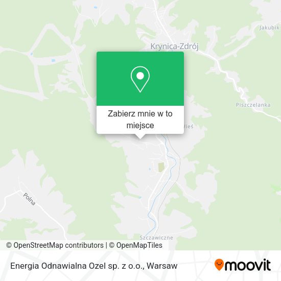 Mapa Energia Odnawialna Ozel sp. z o.o.