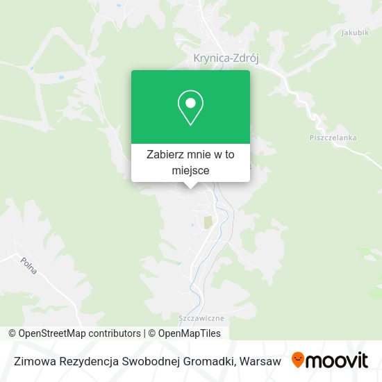 Mapa Zimowa Rezydencja Swobodnej Gromadki