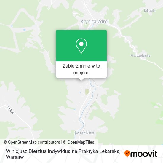 Mapa Winicjusz Dietzius Indywidualna Praktyka Lekarska