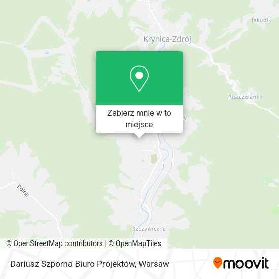 Mapa Dariusz Szporna Biuro Projektów