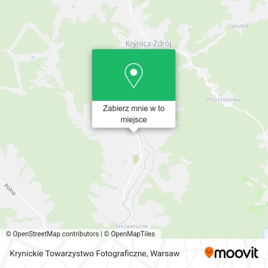 Mapa Krynickie Towarzystwo Fotograficzne