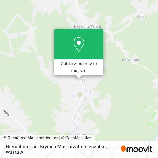 Mapa Nieruchomosci Krynica Małgorzata Rzeszutko