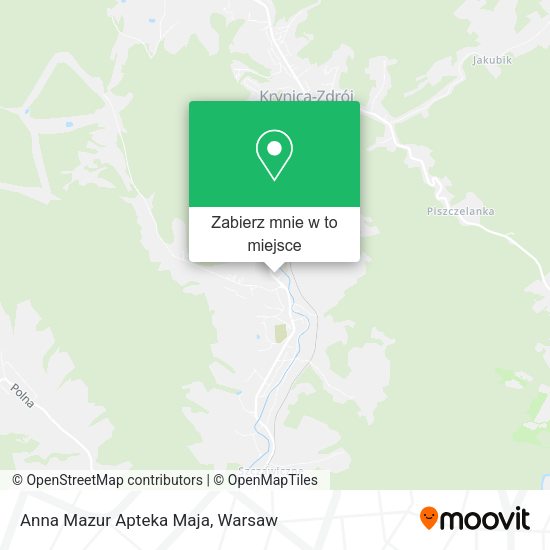 Mapa Anna Mazur Apteka Maja