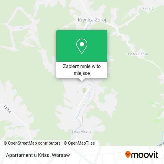 Mapa Apartament u Krisa