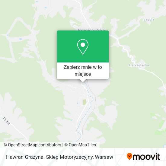 Mapa Hawran Grażyna. Sklep Motoryzacyjny