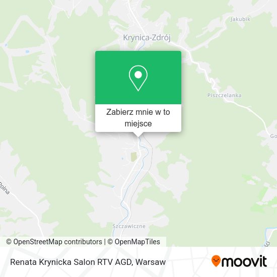 Mapa Renata Krynicka Salon RTV AGD