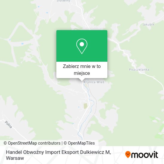 Mapa Handel Obwoźny Import Eksport Dulkiewicz M