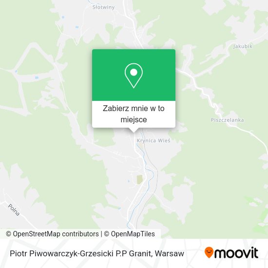 Mapa Piotr Piwowarczyk-Grzesicki P.P Granit