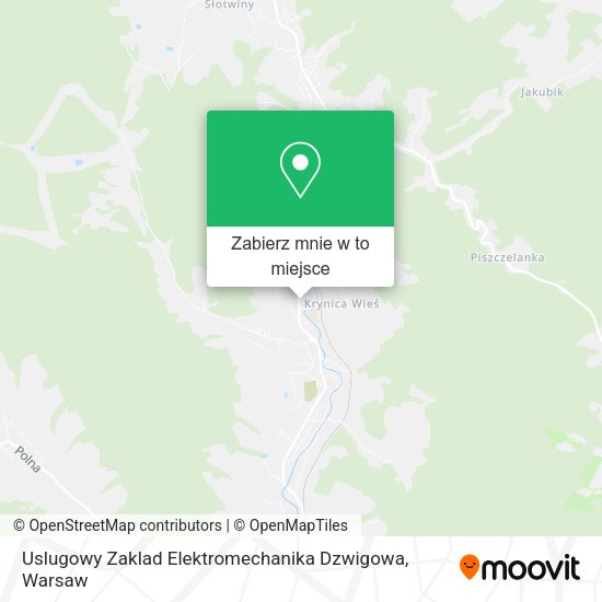 Mapa Uslugowy Zaklad Elektromechanika Dzwigowa