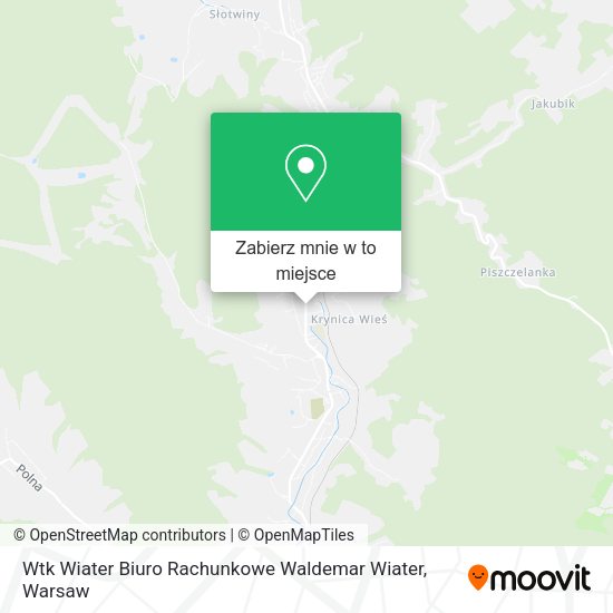 Mapa Wtk Wiater Biuro Rachunkowe Waldemar Wiater