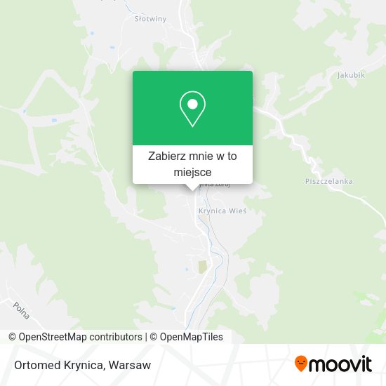 Mapa Ortomed Krynica