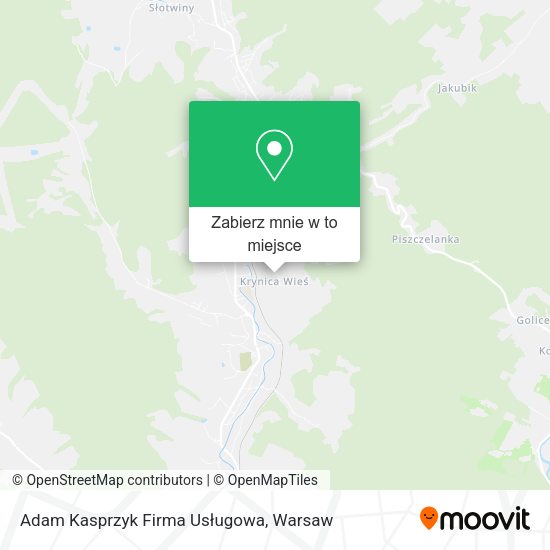 Mapa Adam Kasprzyk Firma Usługowa