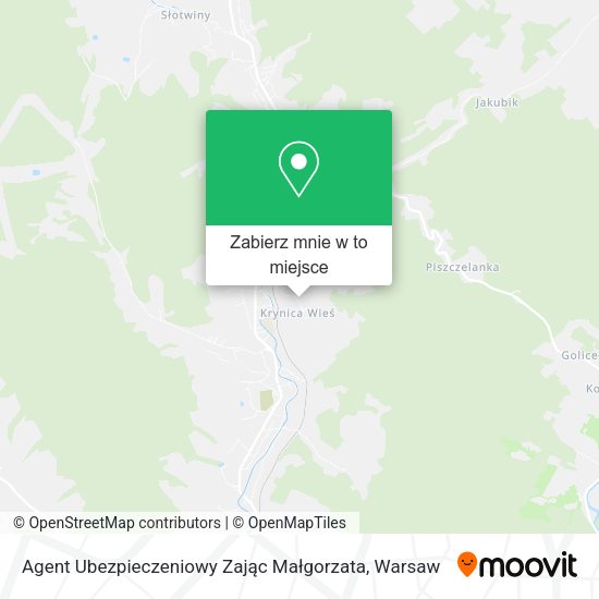 Mapa Agent Ubezpieczeniowy Zając Małgorzata