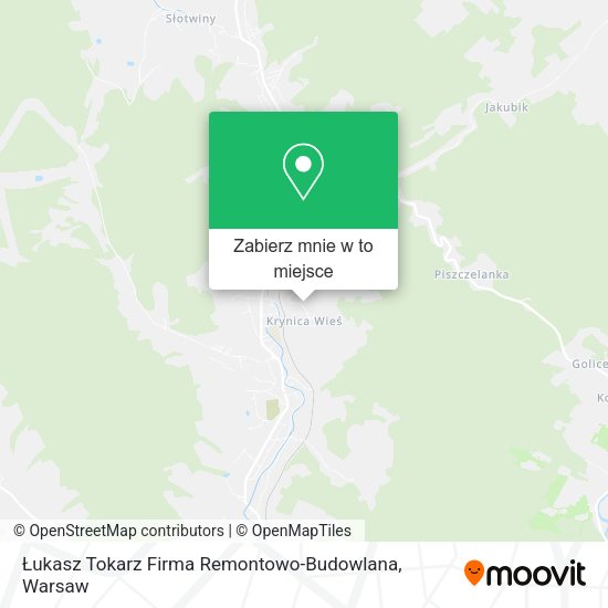 Mapa Łukasz Tokarz Firma Remontowo-Budowlana