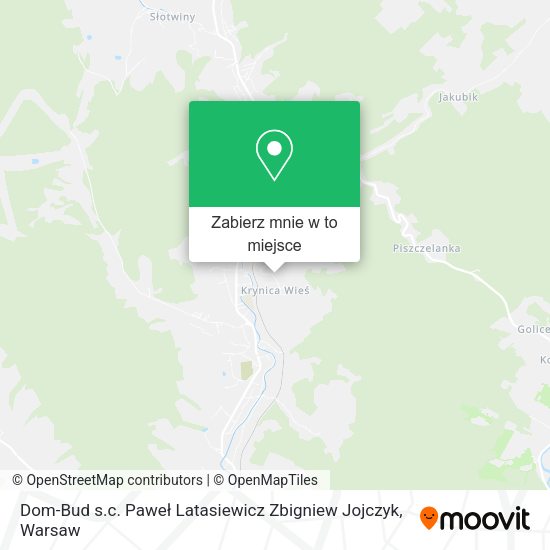 Mapa Dom-Bud s.c. Paweł Latasiewicz Zbigniew Jojczyk