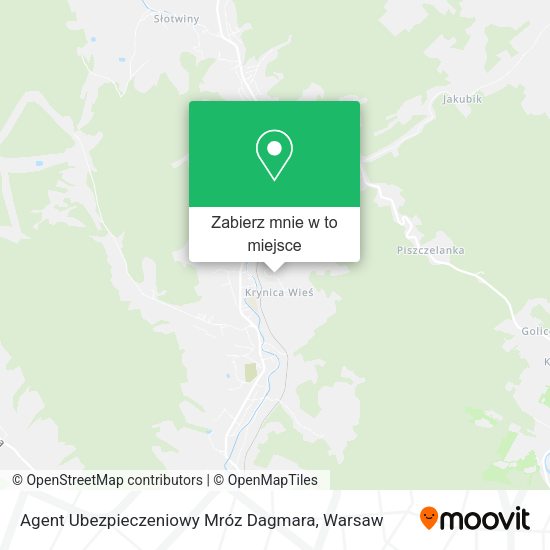 Mapa Agent Ubezpieczeniowy Mróz Dagmara