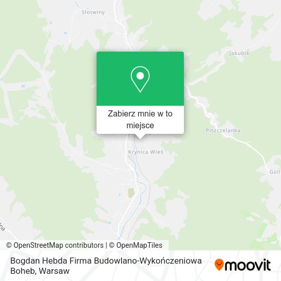 Mapa Bogdan Hebda Firma Budowlano-Wykończeniowa Boheb