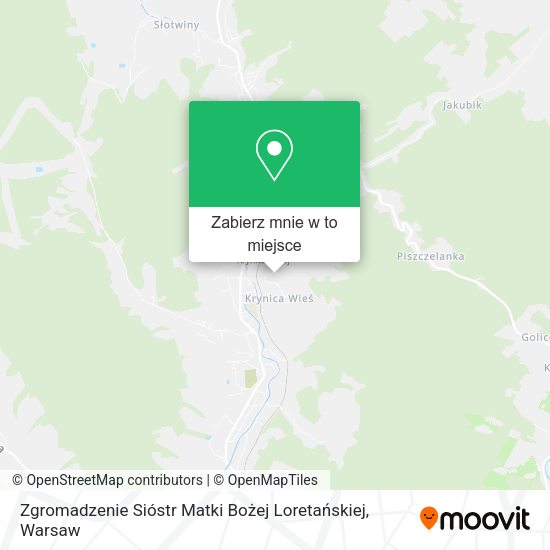 Mapa Zgromadzenie Sióstr Matki Bożej Loretańskiej