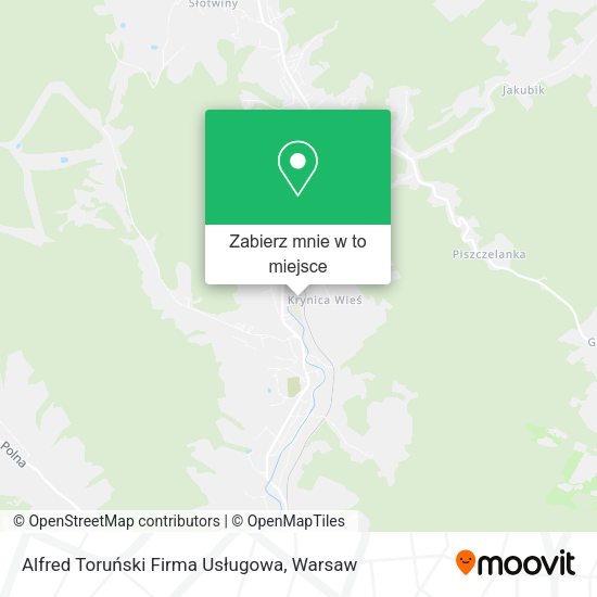 Mapa Alfred Toruński Firma Usługowa