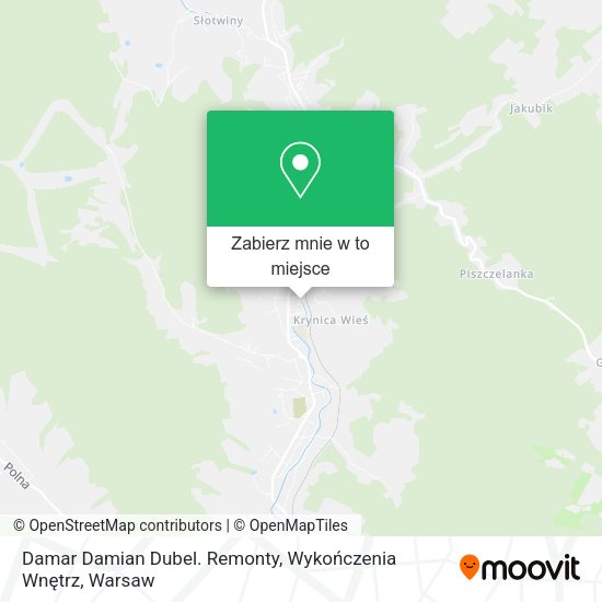 Mapa Damar Damian Dubel. Remonty, Wykończenia Wnętrz