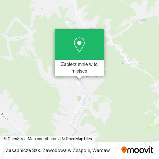 Mapa Zasadnicza Szk. Zawodowa w Zespole