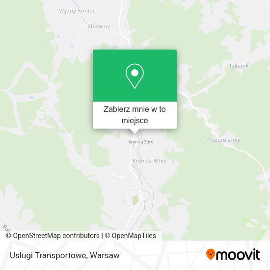 Mapa Uslugi Transportowe