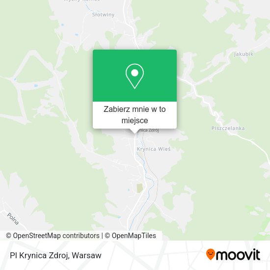 Mapa Pl Krynica Zdroj