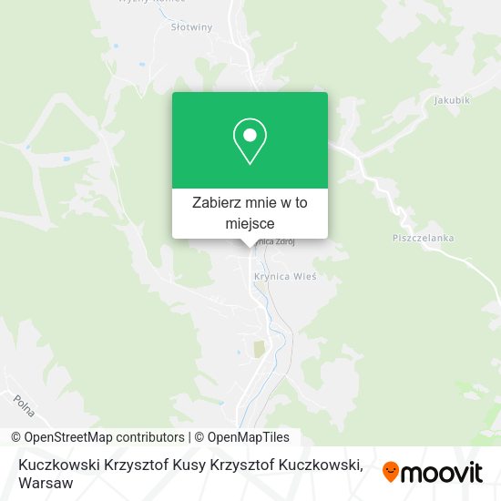 Mapa Kuczkowski Krzysztof Kusy Krzysztof Kuczkowski