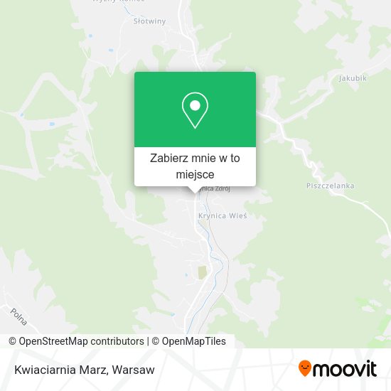 Mapa Kwiaciarnia Marz