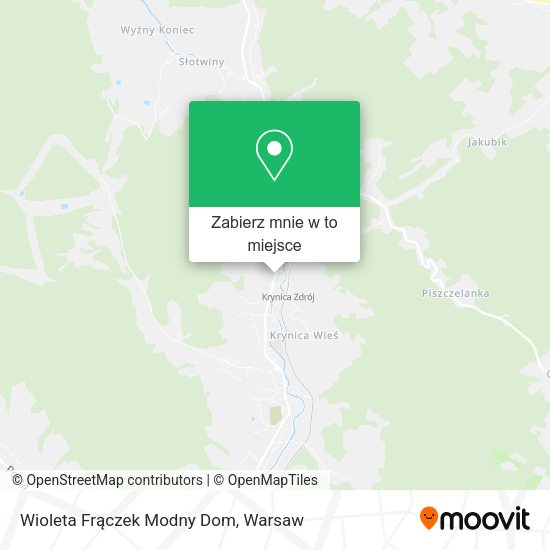 Mapa Wioleta Frączek Modny Dom