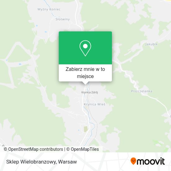 Mapa Sklep Wielobranzowy