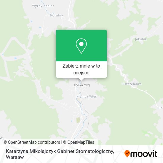 Mapa Katarzyna Mikolajczyk Gabinet Stomatologiczny