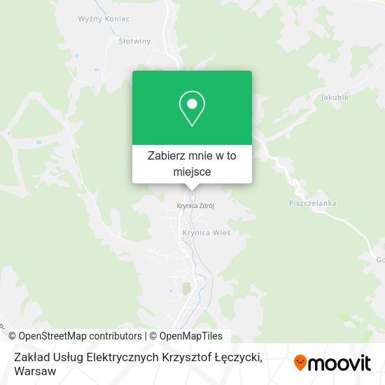 Mapa Zakład Usług Elektrycznych Krzysztof Łęczycki