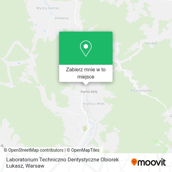 Mapa Laboratorium Techniczno Dentystyczne Obiorek Łukasz