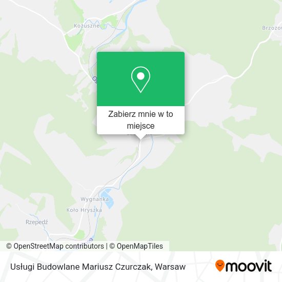 Mapa Usługi Budowlane Mariusz Czurczak