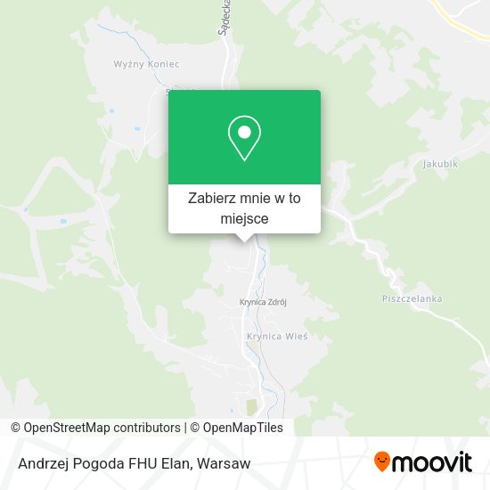 Mapa Andrzej Pogoda FHU Elan