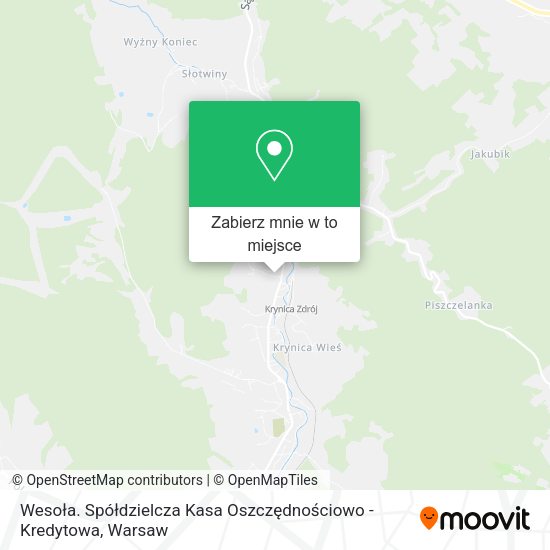 Mapa Wesoła. Spółdzielcza Kasa Oszczędnościowo - Kredytowa