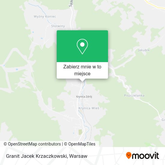 Mapa Granit Jacek Krzaczkowski