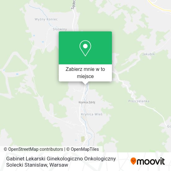 Mapa Gabinet Lekarski Ginekologiczno Onkologiczny Solecki Stanislaw