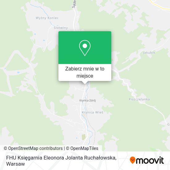 Mapa FHU Księgarnia Eleonora Jolanta Ruchałowska