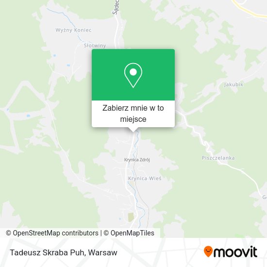 Mapa Tadeusz Skraba Puh