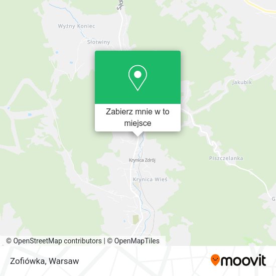 Mapa Zofiówka