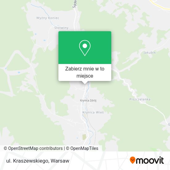 Mapa ul. Kraszewskiego